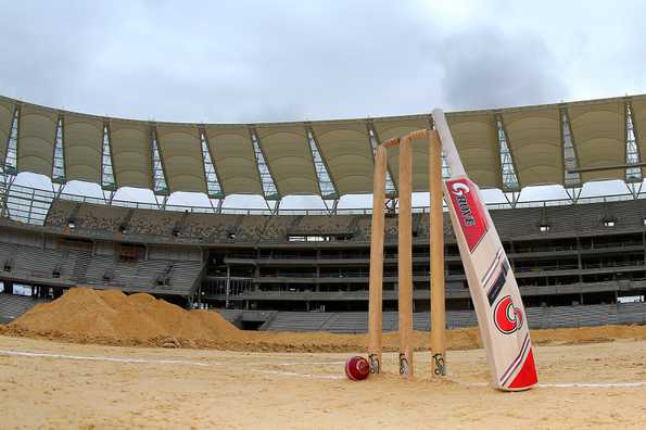 India Green, trailing by 157 runs, began on a poor note in their second essay, losing both Faiz Fazal and Dhruv Shorey early on.