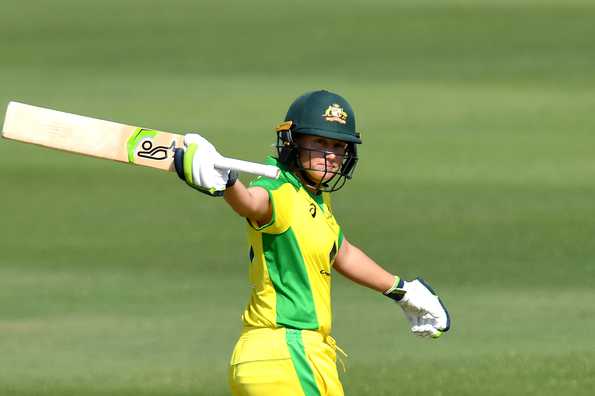 Alyssa Healy continued her fine run of form with a third ODI ton.