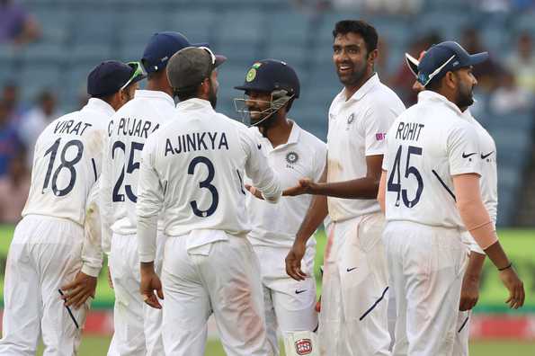 Ashwin picked a four-fer in South Africa's first innings.