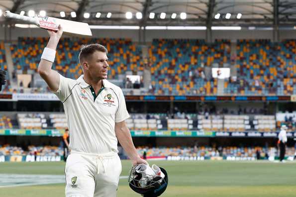 David Warner scored his 22nd Test century.