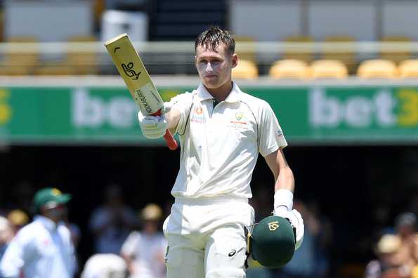 Through the course of his century, Marnus Labuschagne successfully reviewed an LBW decision against him and had it overturned