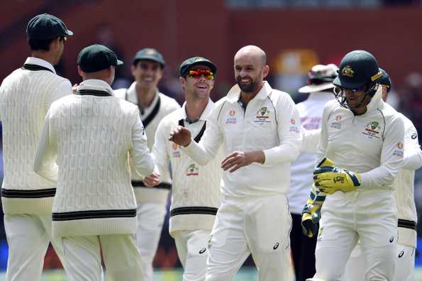 Lyon, from round the wicket to the right-hander, extracted some turn and bounce, and had Shafiq caught at leg-slip 20 minutes out from Tea.