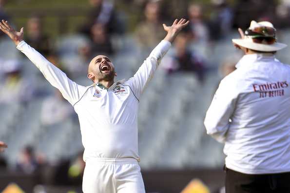 Nathan Lyon bagged all five wickets to fall on Day 4 in Aadelaide