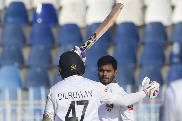 Dhananjaya de Silva notched up his sixth Test century