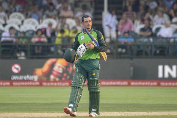 de Kock's hundred on captaincy debut drove South Africa to a clinical win