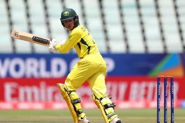 Cooper Connolly scored a 53-ball 64 to help Australia to 319 before rain played spoilsport