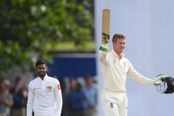 Jennings has a hundred in Sri Lanka, on the 2018-19 tour.