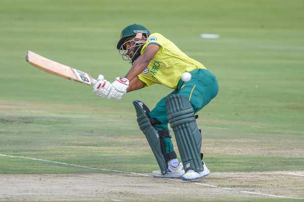 The South African opener is recovering from a hamstring injury in the third T20I against England