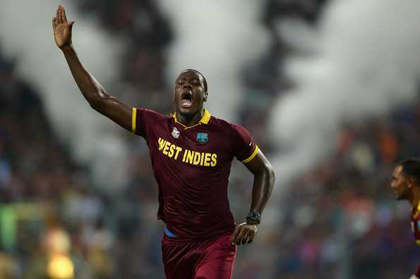 Brathwaite starred with both bat and ball in the final against England.