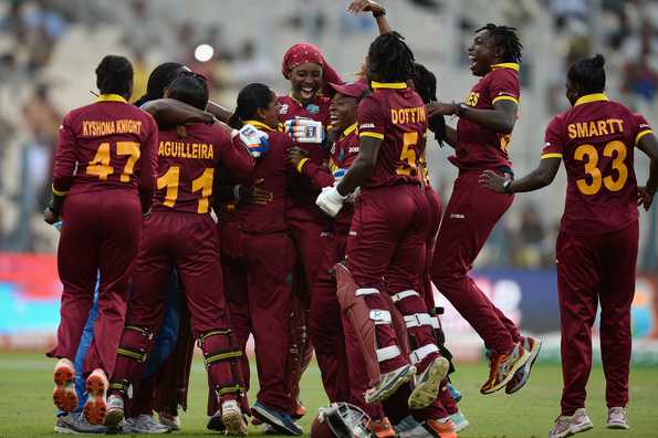 Australia were dealt a humbling eight-wicket loss after a 120-run opening stand between Hayley Matthews and Stafanie Taylor.