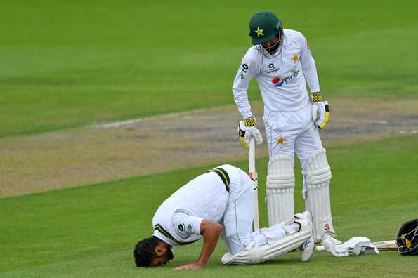 Masood hit his third consecutive Test ton and fourth overall