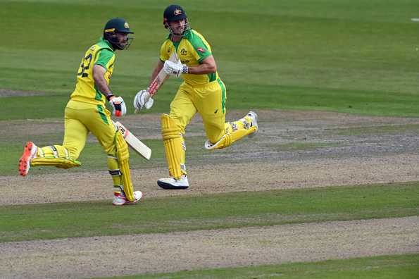 Maxwell and Marsh put on a 126-run stand for the sixth wicket.