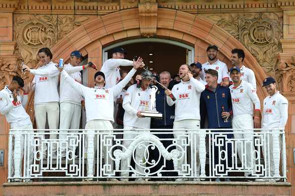 Essex's reserve wicket-keeper Will Buttleman was seen pouring beer over Feroze Khushi