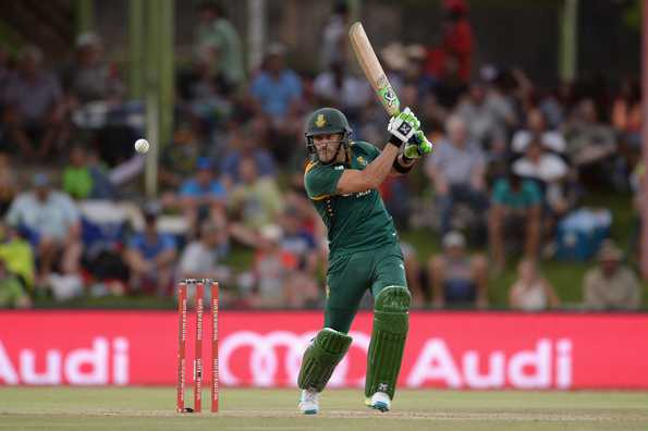 "If you have guys in form, it generally takes that stress of your performances as an individual and as players," said Faf du Plessis