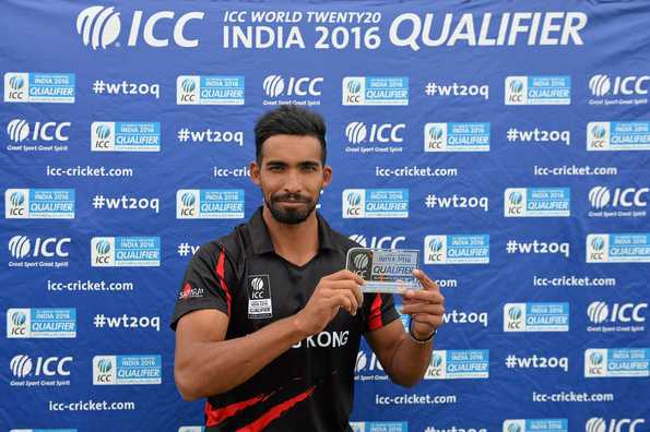 Irfan Ahmed was suspended by ICC in January this year for failing to report an illegal approach. Picture credit: ICC/Sportsfile.