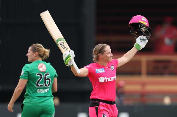 Healy smashed a 48-ball ton in Sixers' successful chase.