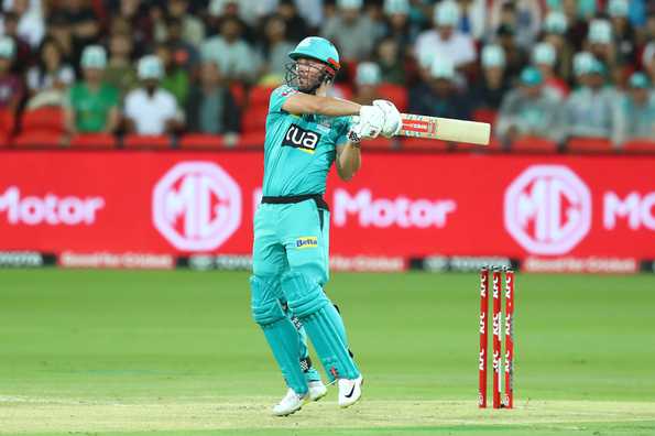 Chris Lynn's 23-ball 48 set up a victory for Brisbane Heat