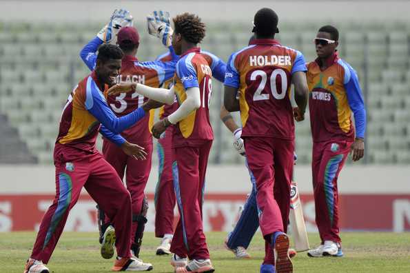 West Indies beat India by five wickets and three balls to spare