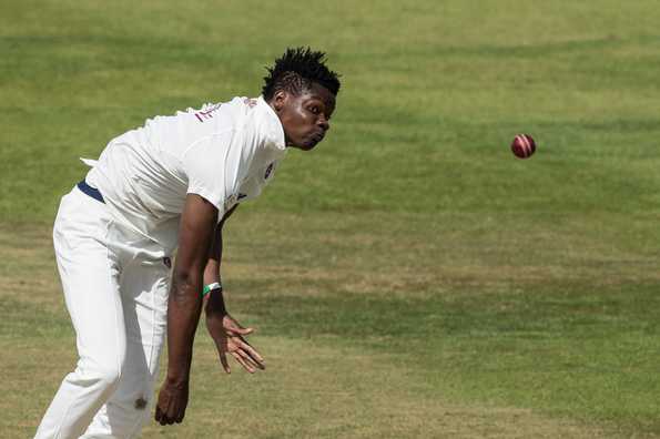 Blessing Muzarabani dealt Afghanistan an early blow with the wicket off the first ball of the Test