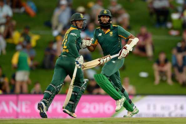 Openers hit tons to help SA win by 7 wickets.