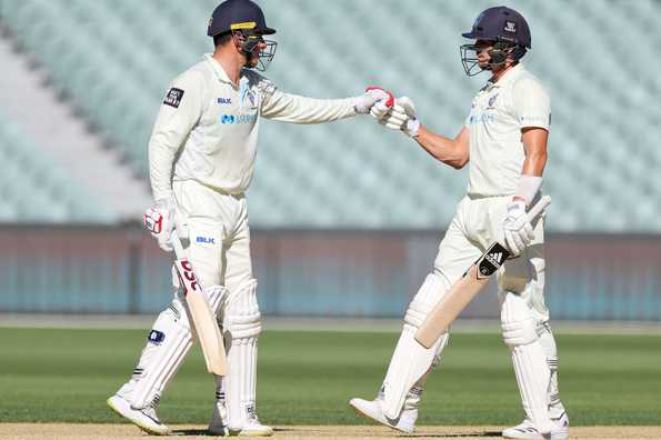 Moises Henriques and Sean Abbott added 141 for the fourth wicket.