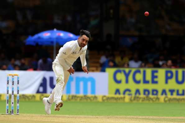 Rashid Khan gave Afghanistan the opening breakthrough.