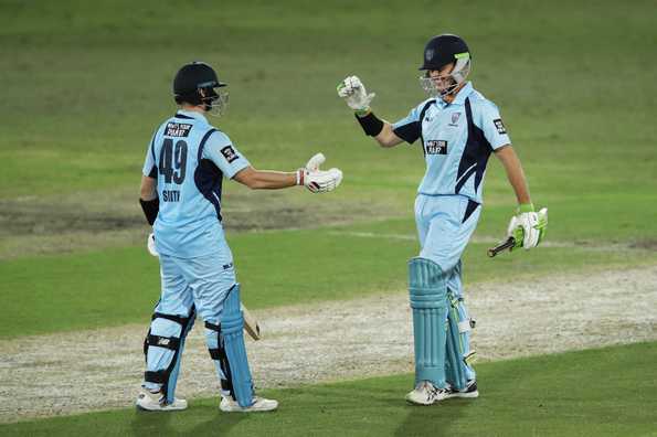 Hughes and Smith shared a 174-run stand for the second wicket.