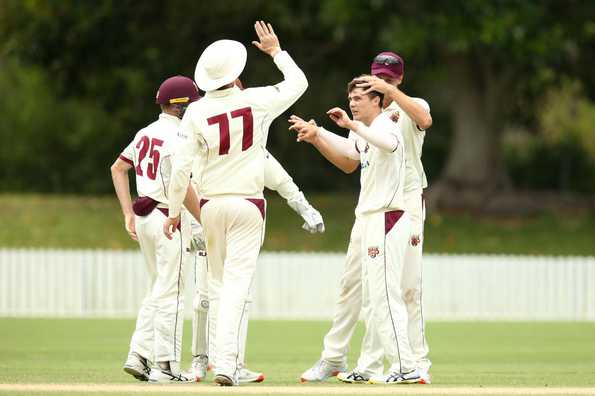 Mitchell Swepson took four wickets in the second innings against New South Wales