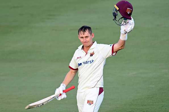 Labuschagne ended the second day unbeaten on 160 as Queensland took a 143-run lead.