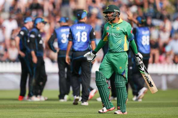 New Zealand won the first ODI by 70 runs while the second one in Napier was washed out.