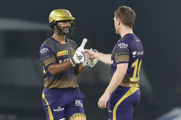 It was the 66-run partnership between Rahul Tripathi and Eoin Morgan that put KKR on course to victory.