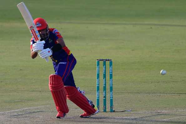 Babar top-scored for Karachi Kings with a fifty