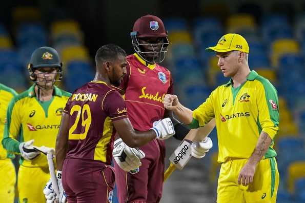 Nicholas Pooran top scored in West Indies' chase with a measured 59.