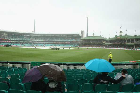 Rain continues to fall in Sydney on day four.