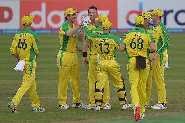 Josh Hazlewood picked up two while Mitchell Swepson bagged three