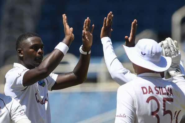 Jayden Seales bagged his maiden five-wicket haul to shoot down Pakistan for 203