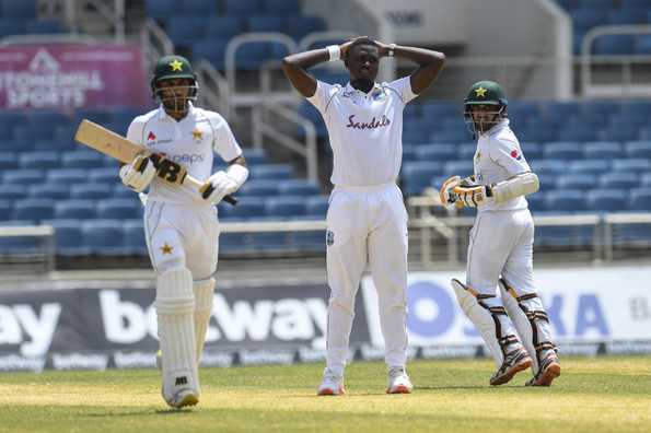 The Pakistan openers struck ten boundaries in their 57-ball stand that stretched their lead beyond 200.