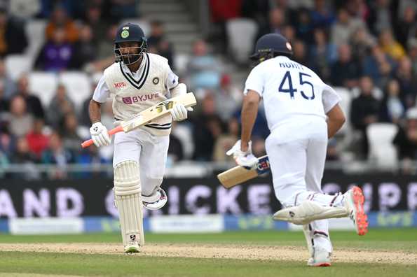 Pujara and Rohit put on an unbeaten 78-run stand