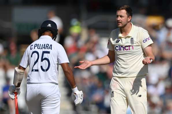 Olli Robinson dismissed Pujara early on Day 4.