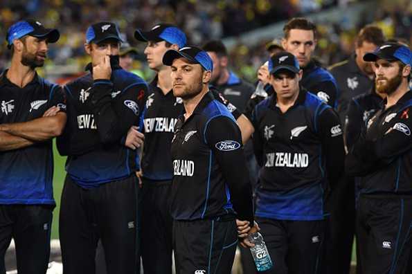 Kane Williamson (left) will lead the Black Caps is McCullum is ruled out.