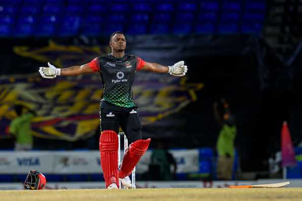 No one has scored more runs or hit more sixes than Evin Lewis in CPL 2021