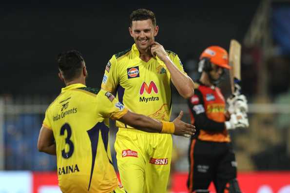 Josh Hazlewood took 3/24 to restrict SRH to 134.