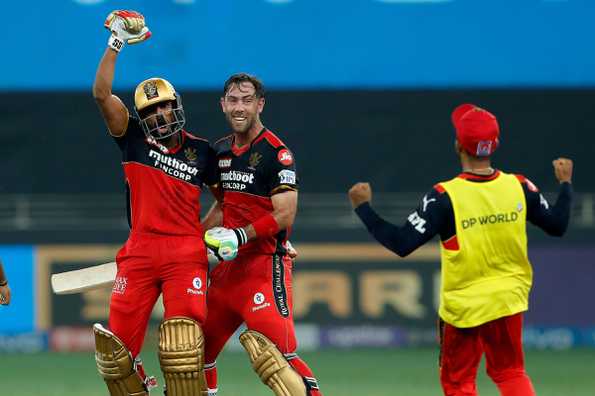 Bharat hit a six off the final ballto win RCB a thriller.