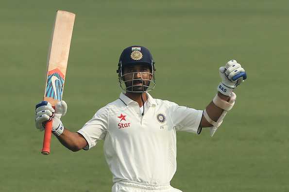 Rahane became only the fifth Indian to score hundreds in each innings in a Test.