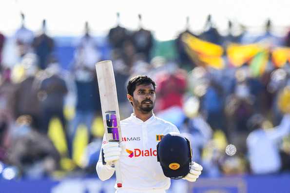 Dhananjaya put on an unbeaten 107-run stand with Lasith Embuldeniya for the ninth wicket.