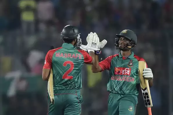 Bangladesh won with more than two overs to spare