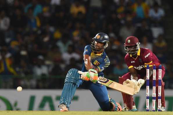 Dinesh Chandimal finished with an unbeaten 40 off only 19 deliveries.