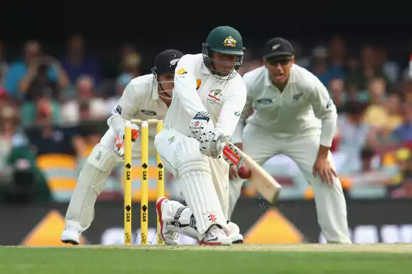 Usman Khawaja scored 174 as Australia declared at 556-4