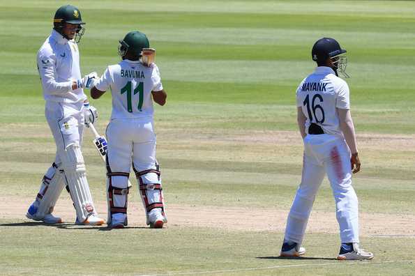 Keegan Petersen, Temba Bavuma and Rassie van der Dussen delivered in the run chase