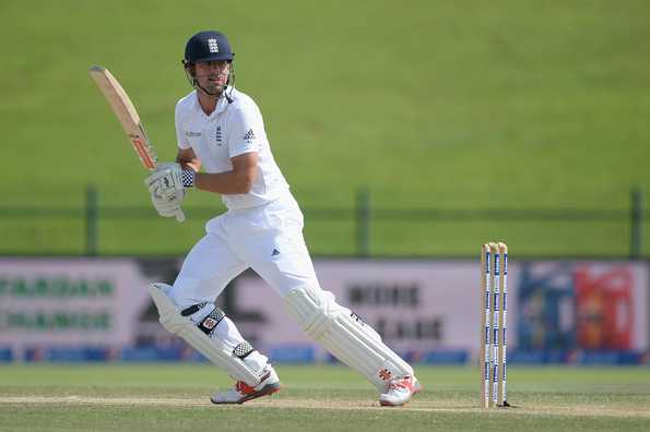 Alastair Cook was dismissed for a mammoth 263.